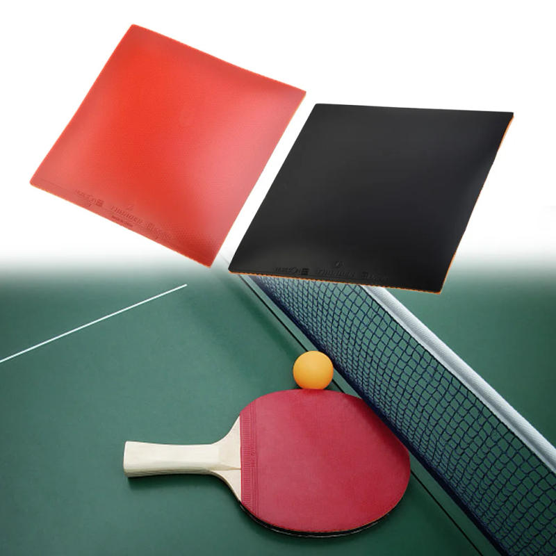 Description Picture 2 of itemRed Black Sponge Table Tennis Rubber Hard Sponge Pong Rubber Fast Attack Table Tennis Racket Pong Rubber Reverse Adhes