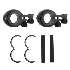 2pcs Bicycle Light Front Bracket Aluminium Alloy Practical Bike Lamp Support Rack Lightweight Safe Cycling Bicycle Accessories