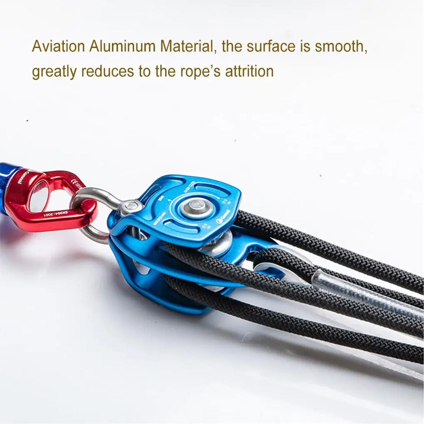Description Picture 4 of itemRock Climbing Pulley Professional High Efficient Mountaineer Accessory Practical Durable Dragging Tool Caving Lifter for Lifting