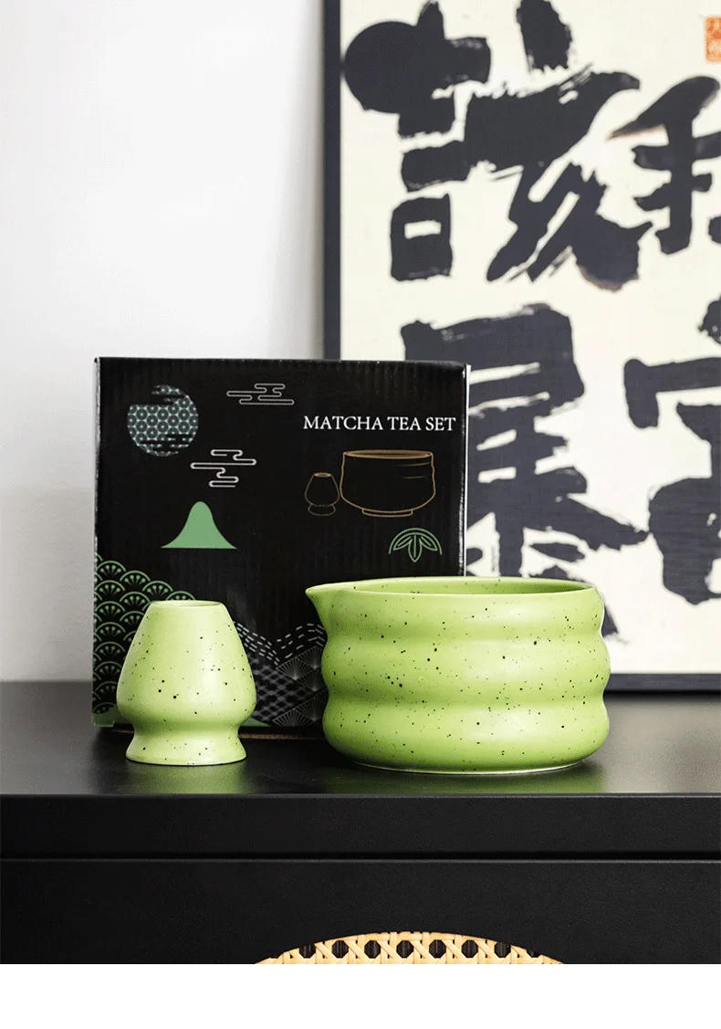 Description Picture 5 of item2pcs/set Japanese Matcha Teaware Set Tea Brush Stand Matcha Brush Sets Sands Point Tea Making Tools Tea Room Leisure Gadgets