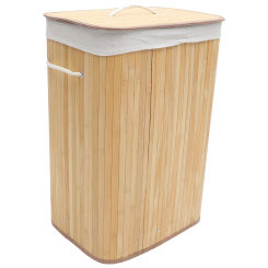 Foldable Clothes Storage Basket Laundry Dirty Clothes Storage Bucket Bamboo Basket Clothes Container Organizer Storage Basket