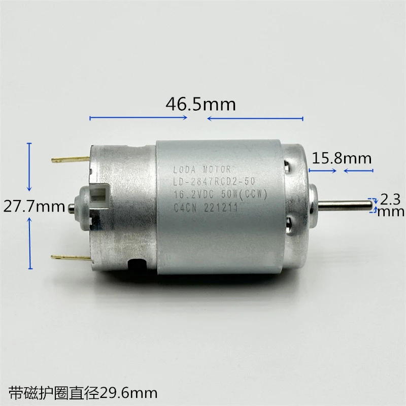 Description Picture 2 of itemMicro 28mm Electric Motor RS-395 DC 6V 12V 14.4V 16.2V 18V 17000RPM High Speed Carbon Brush Motor DIY Hobby Toy Model Hair Drier