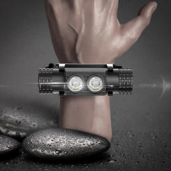 LED white Portable Light Wristlight Strap Night Cycling Running Fishing Lamp Wrist Band Bracelet Type C Wristlamp Flashlamp