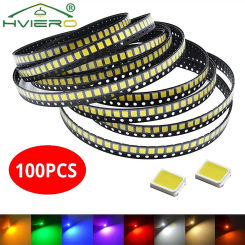 10/100X SMT SMD 2835 LED Lamp Bead 20-25lm White Red Blue Green Yellow Beads Chip DC 1.8-3.6V Lights Emitting Diodes Light