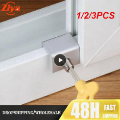 1/2/3PCS Sliding Sash Stopper Cabinet Locks Straps Doors Security Anti-theft Lock Window Sliding Door Baby Kids Child Safety