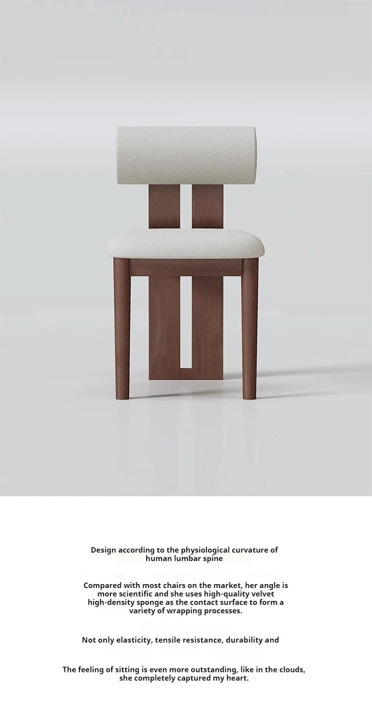 Description Picture 6 of itemDesk Chair Chaise Design Salle Manger Dining Table Kitchen Chairs for Living Room Food Outdoor Modern Sedie Furniture Home