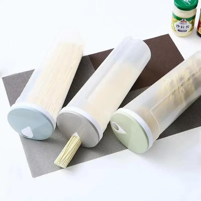 Description Picture 6 of itemNoodles Sealed Can Kitchen Accessories Food Grade Plastic Kitchen Storage & Organization Quantitative Divided Can Storage Box