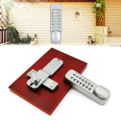 Mechanical Digital Door Lock Push Button Keypad Keyless Code Combination Set Waterproof Intelligent Electronic Locks
