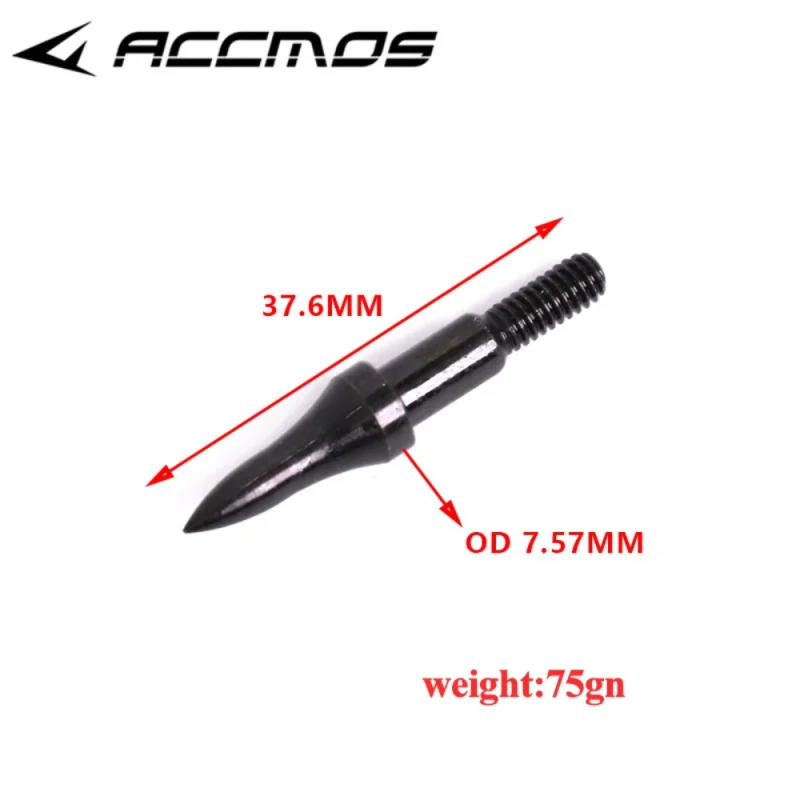 Description Picture 3 of item12 Set Replaceable Arrow Head with Aluminium Insert Archery Broadhead Arrow DIY Accessory for Recurve Compound Bow Hunting Shoot