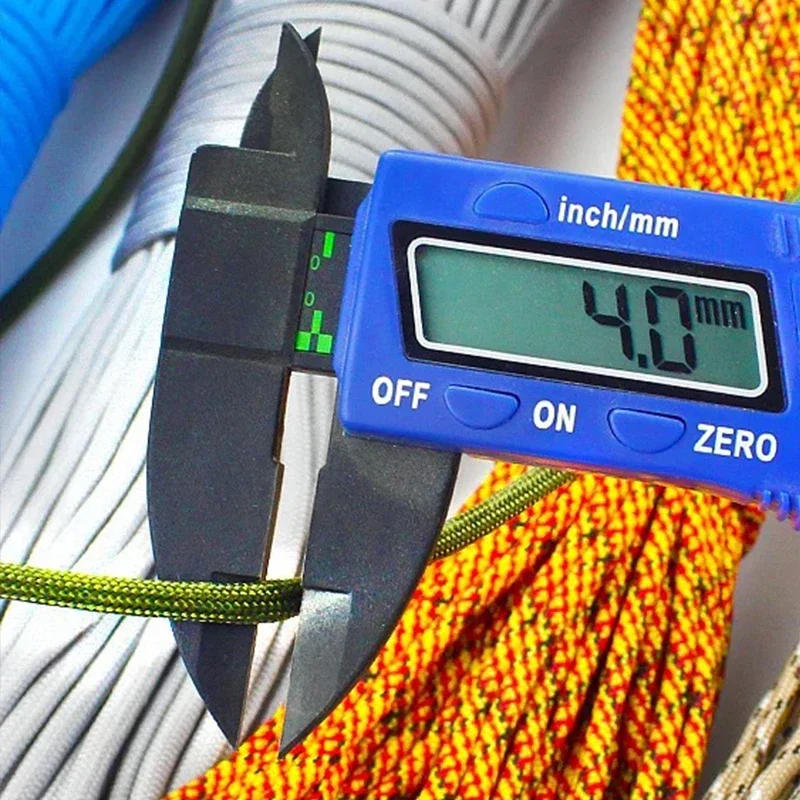 Description Picture 4 of item100FT Military Paracord 7 Strand 4mm Camping Accessories Outdoor Survival DIY Bracelet Rope Hiking Clothesline Camping Gadgets