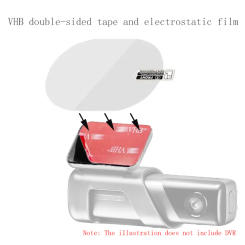 For 70mai Dash Cam M500 Double-sided tape and Static Stickers Car DVR Double-sided tape and Static Stickers 3pcs