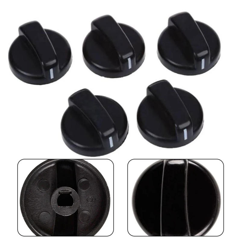 Description Picture 4 of item5PCS Black Gas Stove Knobs Cooker Oven Control Switch Gas Cooker Accessories Assembly Button Stove Repair Accessories