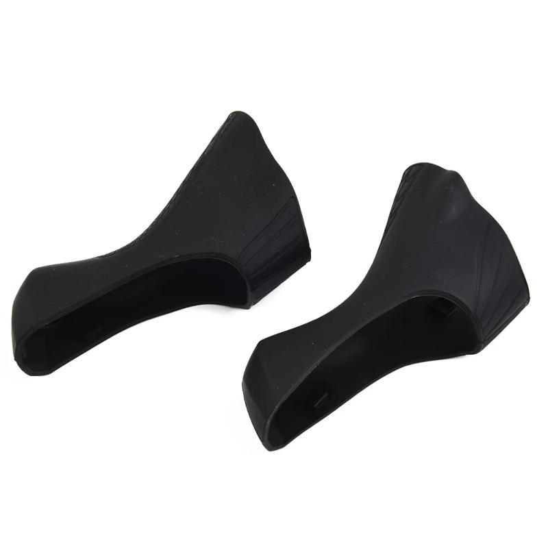 Description Picture 6 of item1 Pair Bracket Covers Road Bike Shifters Protective Hoods Gear Shift Covers For Shimano-ST-6800/5800/4700/4703 Bike Parts Black