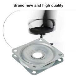 2/3/4 Inch Metal Bearing Rotating Swivel Plate Turntable Display For Drawer TV Rack Slides 360 Degree Furniture Hardware