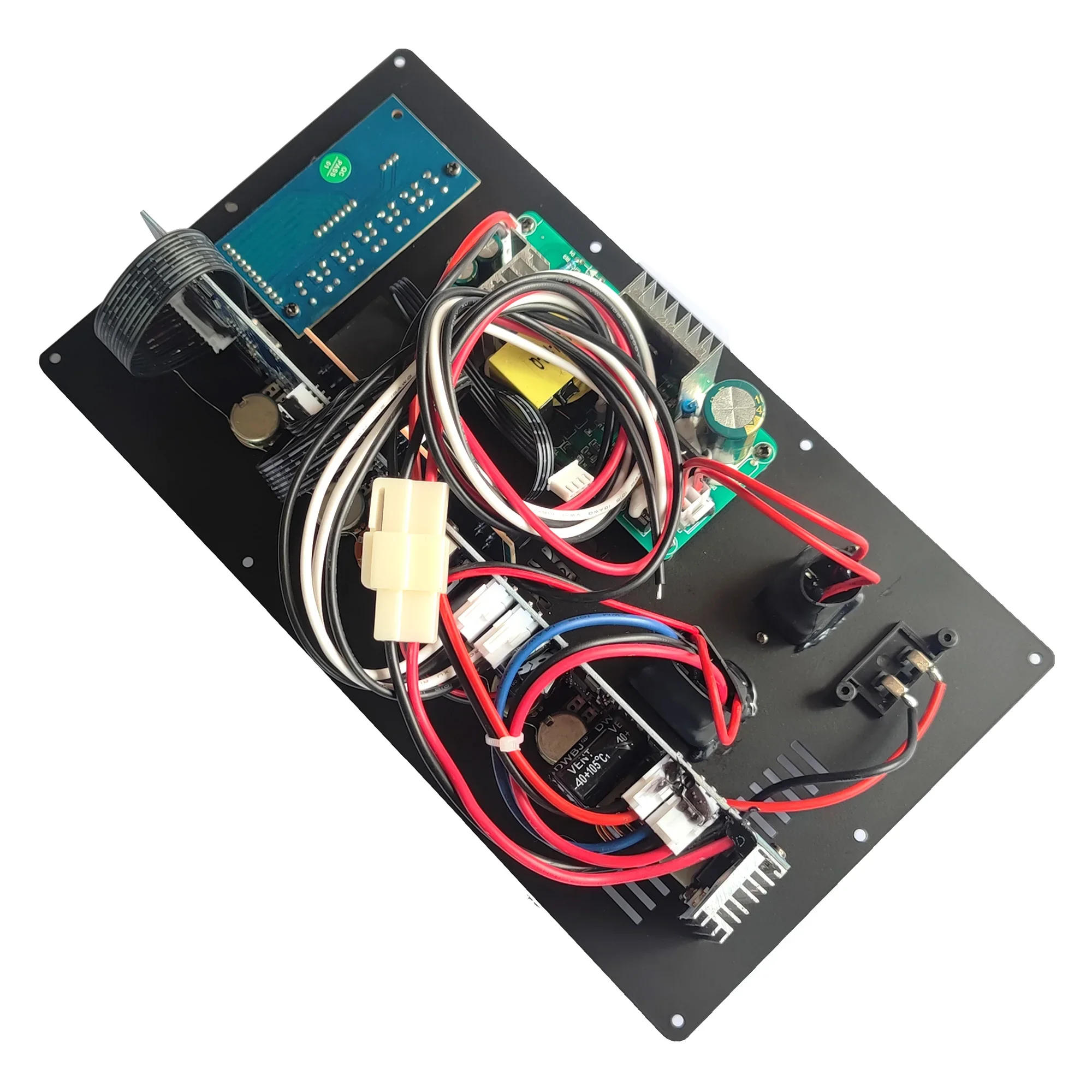 Description Picture 5 of item12V 110V 220V Digital Bluetooth 2.0 Stereo 2*150W 300W Amplifier Board for 8-18 Inch Speaker with Microphone Guitar In