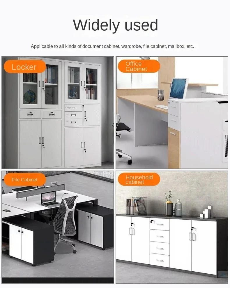 Description Picture 5 of item22/32mm Zinc Alloy Drawer Chain Lock for Cupboard Door Showcase  Furniture Cabinet Lock Only Master Key