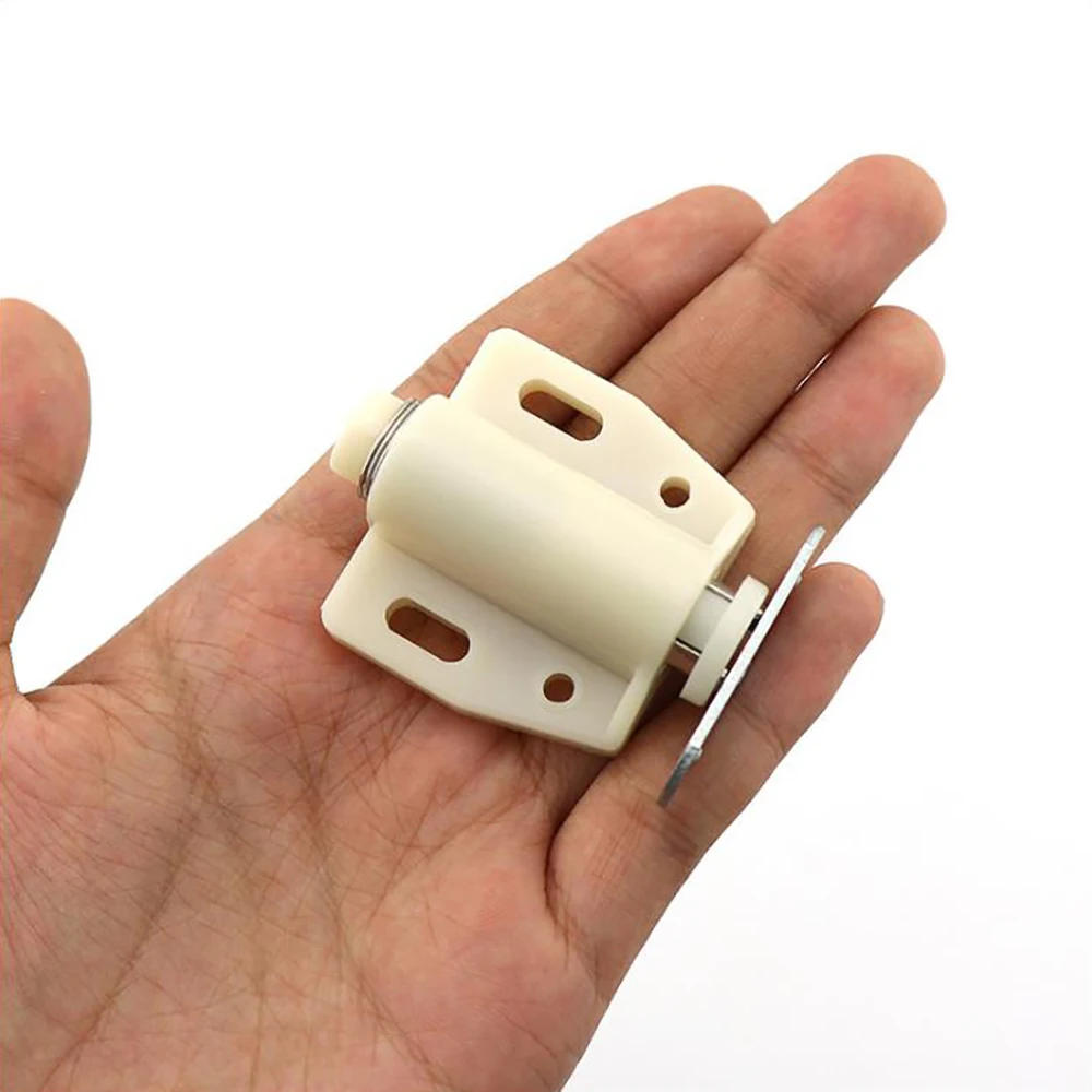 Description Picture 4 of item1Pcs Single/Double Door Touch Bead Rebounder Cabinet Door Snap-press Type Self-Spring Invisible Cabinet Magnetic Absorber Touch