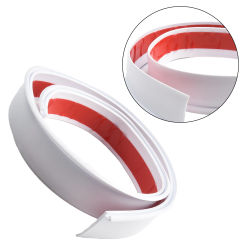 Door Stop Door Bottom Seal Brush Seal Sealing Strip 100cm Double Windshield Dustproof PVC Rubber Strip Self-adhesive