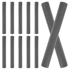 12 Pcs Kid Trampoline Sponge Tube Anti-collision Protective Covers Jumping Bed for Pole Black Sleeves Child