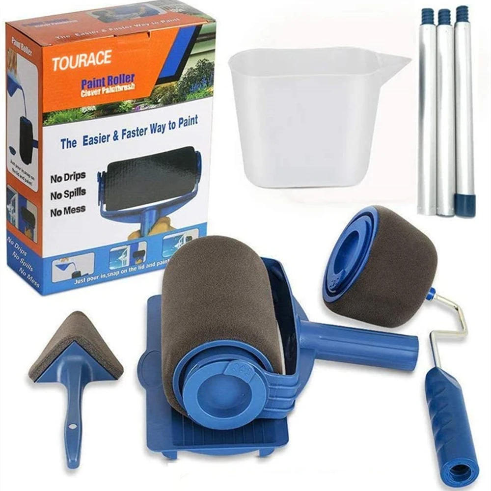 Description Picture 6 of item5Pcs/set Paint Roller Set with Sticks Paint Roller Transform Your Room in Just Minutes Decorate Runner Tool Painting Brush Set