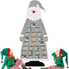 Felt Christmas Tree Christma Xmas Tree Various Noel Pendants Children's Natal DIY Advent Calendar Merry Christmas Decor