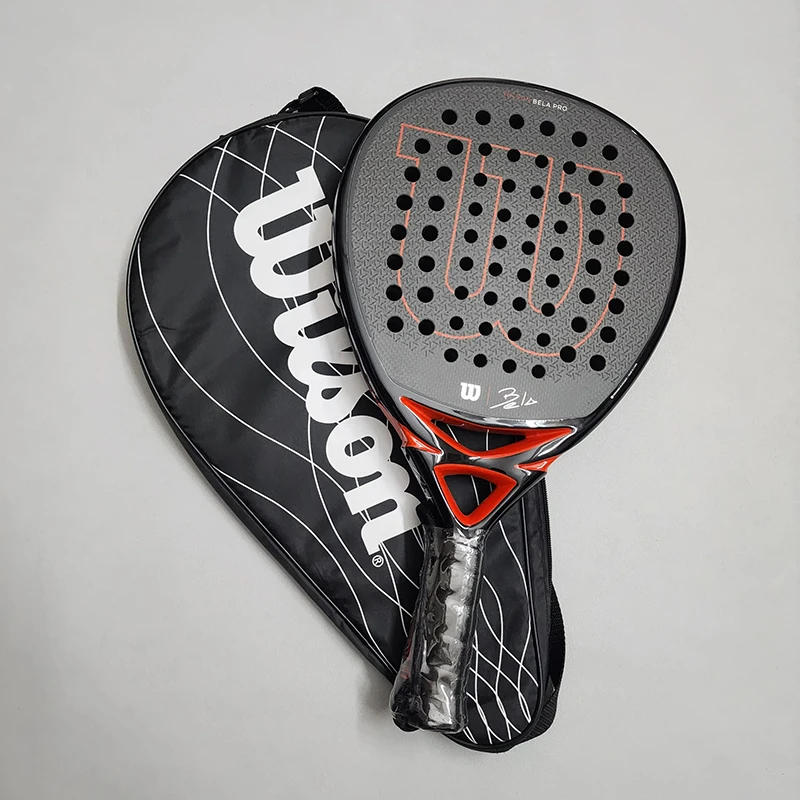 Description Picture 5 of itemWilson Professional Tennis Rackets Carbon Fibre Surface Diamond Shape with Eva Memory Flex Foam Core Padel Tennis Racquets
