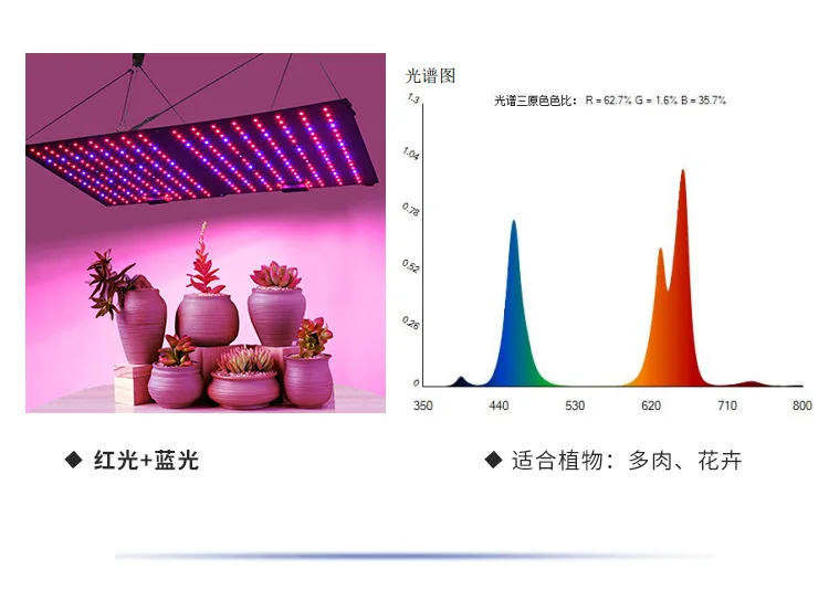 Description Picture 5 of itemFull Spectrum LED Grow Light LM281B Diode LED Sunlike Quantum Grow Lamp For Greenhouse Hydroponic Plant Growth Lighting