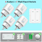 4 Socket 1 Panel