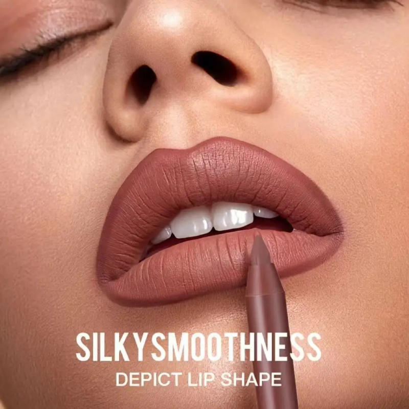 Description Picture 6 of item6 color matte lip liner, waterproof matte lip liner, easy to apply, long-lasting non-stick cup, suitable for all skin types