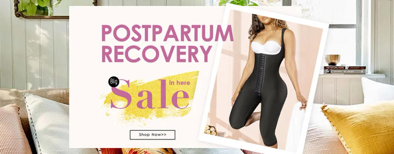 Description Picture 2 of itemHigh Compression Shapewear With 3 Hooks Long Sleeved Open Chest Knee Postpartum Body Shapers Women Fajas Colombianas Daily Wear