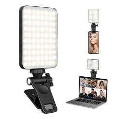 Magnetic fill light LED video conference cell phone fill light white light/warm light/natural light camera photo live photograph