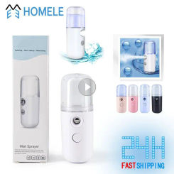 30ML Mini Facial Steamer Nano Mister Facial Sprayer USB Nebulizer Humidifier Moisturizing Hydrating Women Beauty Skin Care Tool