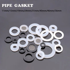 10Pcs Rubber Ring Gaskets Plumbing Silicone Sealing Rings Bellows Tube Hose Pipe Nozzle Flat Gasket Faucet Washer Seal Fitting