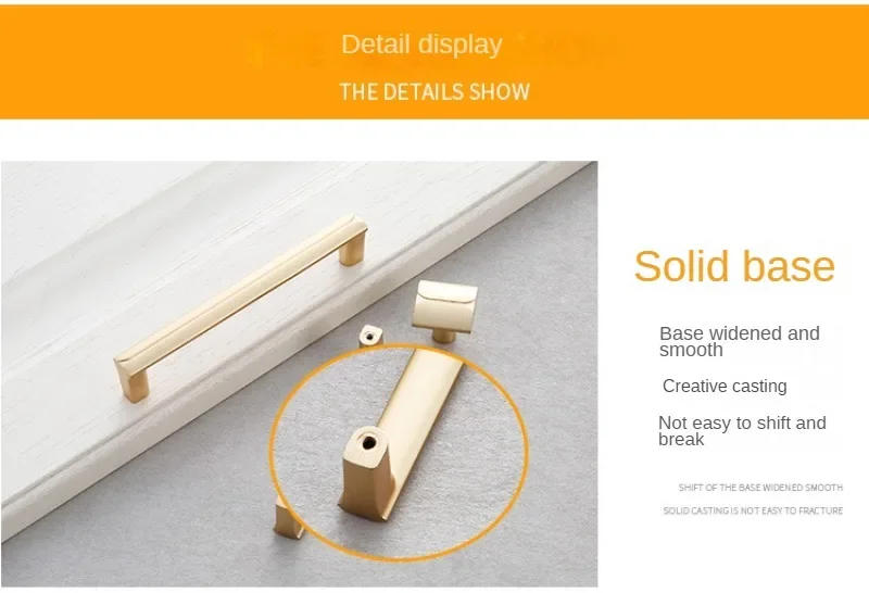 Description Picture 6 of itemLuxury and Minimalist Furniture Hardware Handles American Style Storage Cabinets Wardrobes Wine Cabinets Zinc Alloy Door Handles