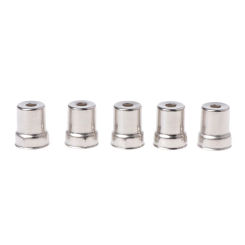 2023 New 5Pcs/Set Steel Cap Microwave Oven Replacement Round Hole Magnetron Silver Tone