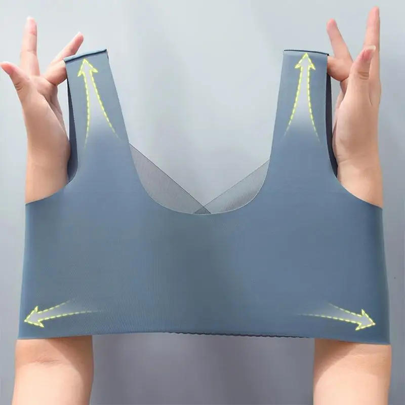 Description Picture 5 of itemBras for Woman Wireless Underwear Sleep Bralette One Piece Brassiere Light and Thin No Wire Comfortable Lace Seamless Vest