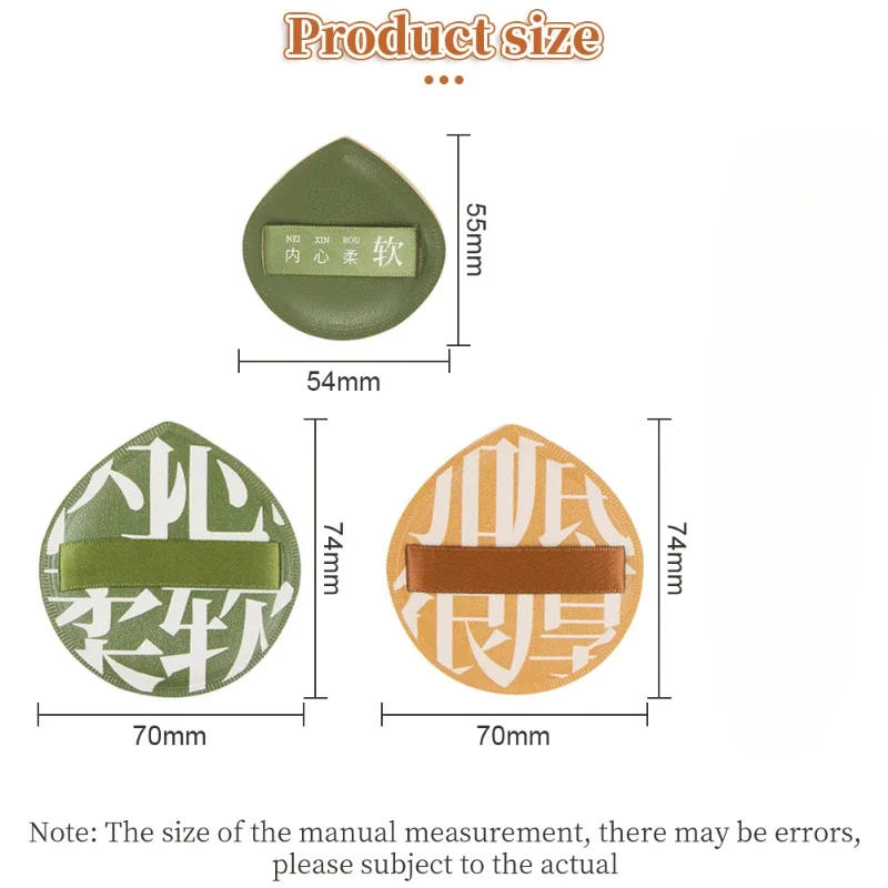 Description Picture 6 of item1/10pcs Female Makeup Sponge Set Brush XL/L Powder Puff Super Soft Cotton Face Make-up for Women Beauty Accesories makeup Tool