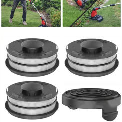 4pcs Trimmer Parts For Einhell GC-ET 4530 3405685 Spools Cap Cover Trimmer Head Kit Lawn Mower Spools Cap Cover Trimmer Head