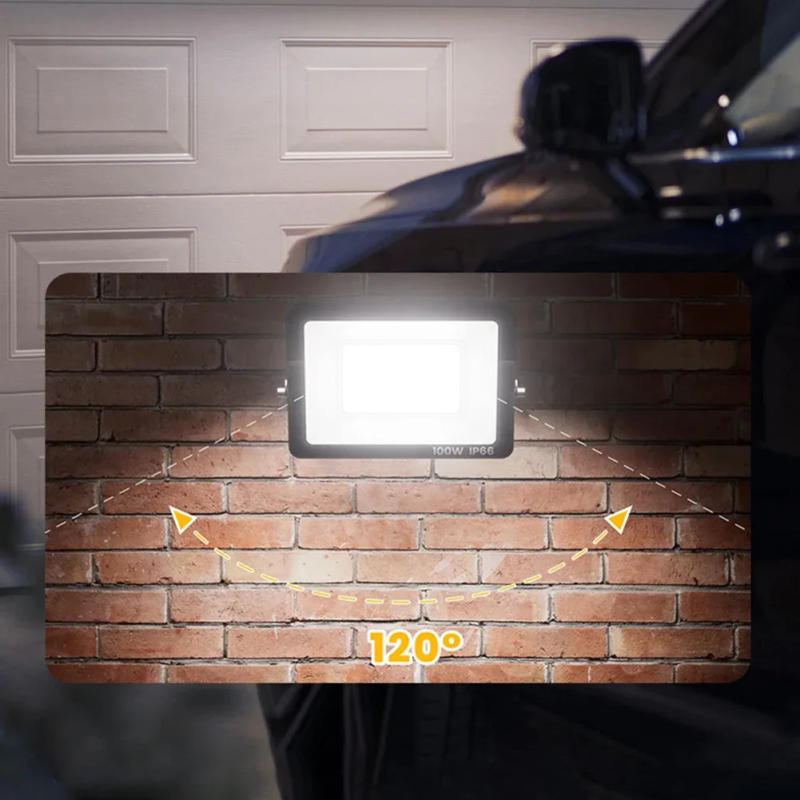 Description Picture 4 of itemLED Flood Light 10W 20W 30W 50W 100W AC 220V Reflector Spotlight Street Light Wall Lamp IP66 Waterproof Outdoor Garden Lighting