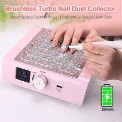 Cordless Nail Dust Collector 85WExtractor Vacuum Dust Collector for Nails extractor polvo paraunas Brushless Nail Vacuum Cleaner