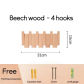 Beech 4 Hooks