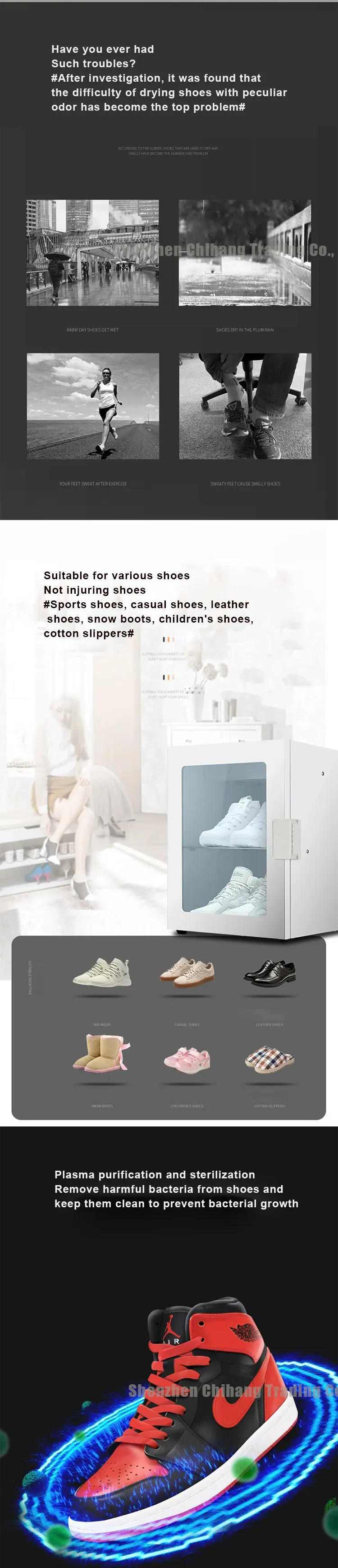 Description Picture 2 of itemFully Automatic Shoe Dryer Socks Deodorization Sterilization Disinfection Drying Box Cabinet Box Children's Shoe Warmer