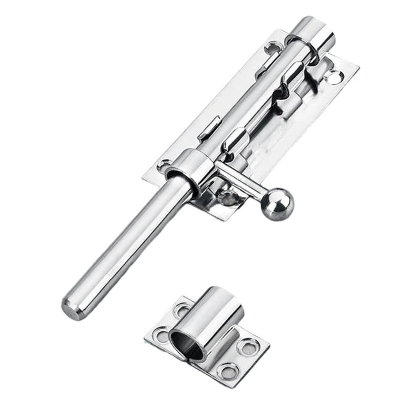 Description Picture 5 of itemStainless Steel 6inch Slide Lock set Slide Lock Door Latches Upgrades for Secure Homes Office Door & Window