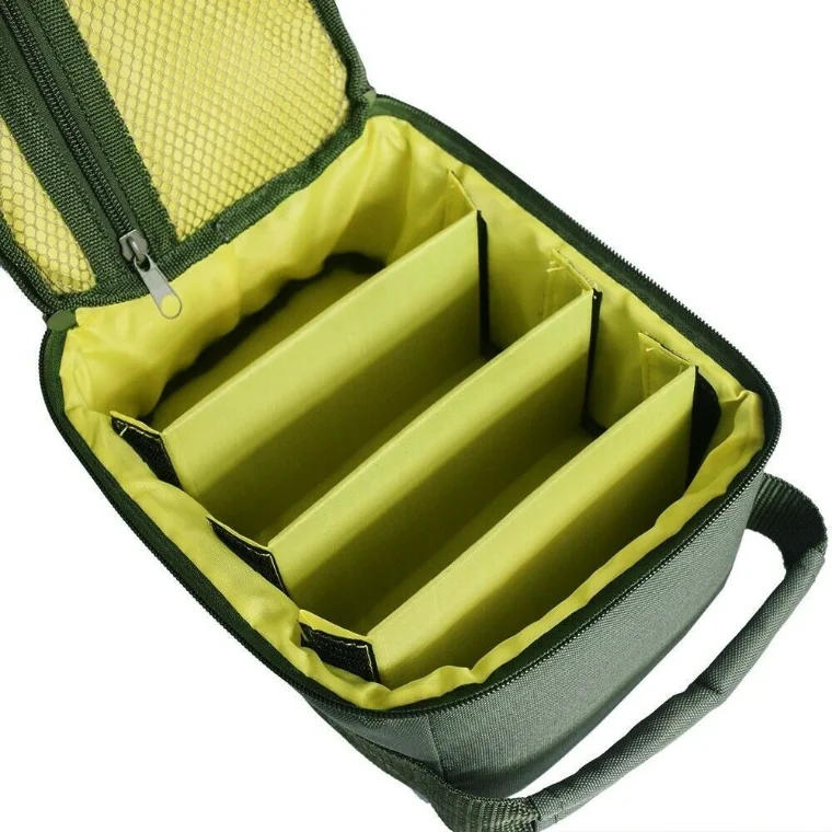 Description Picture 3 of itemPortable Fishing Reel Storage Bag Fly Lure Line Tackle Gear Organizer Zipper