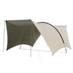 Camping Canopy Tent Outdoor Sun & Rain Shelter Thickened Family Picnic Beach Awning Lightweight Bushcraft Backpacking Tarp