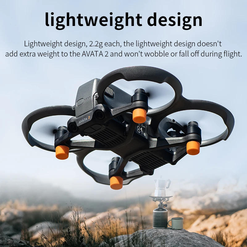 Description Picture 4 of itemSTARTRC For DJI Avata 2 Drone Accessories Foot Pads Silicone Heighten 10mm Landing Gear Takeoff Protector Damping Protective