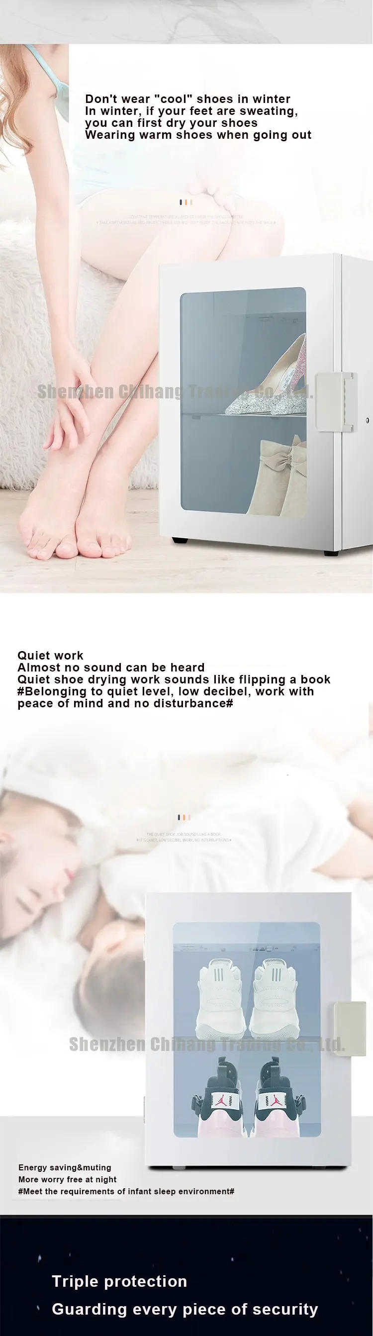 Description Picture 6 of itemFully Automatic Shoe Dryer Socks Deodorization Sterilization Disinfection Drying Box Cabinet Box Children's Shoe Warmer