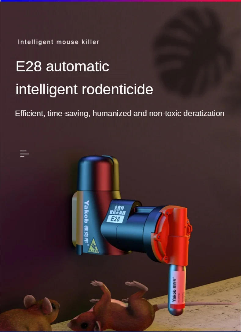 Description Picture 2 of itemA24 CO2 Non-Toxic Rat and Mouse Trap Kit Newest Portable Easy Multi-catch Trap Machine Auto Reset Rodent Killing Machine