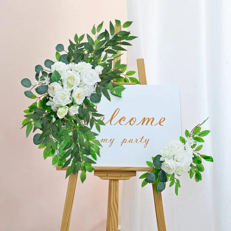 Description Picture 5 of itemArtificial Willow Plants Leaves Branches Hanging Greenery Fake Plant for Wedding Bouquet Arch Table Centerpieces Home Decoration