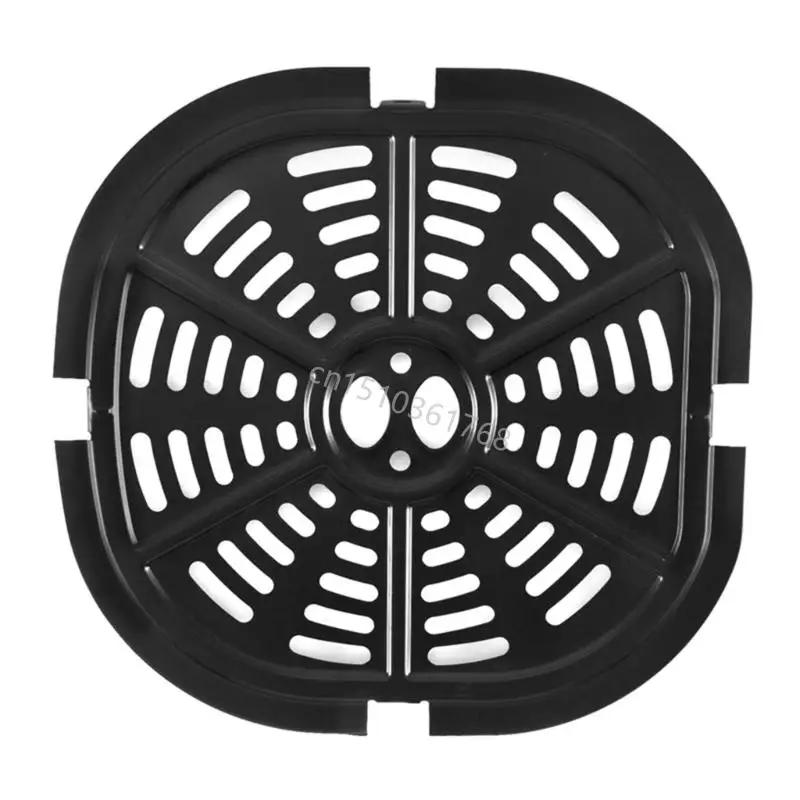 Description Picture 2 of itemSteaming Crisper Plate Nonstick Fry Grill Pan Rack Safe Air Fryer Grill Pan Tray 517C